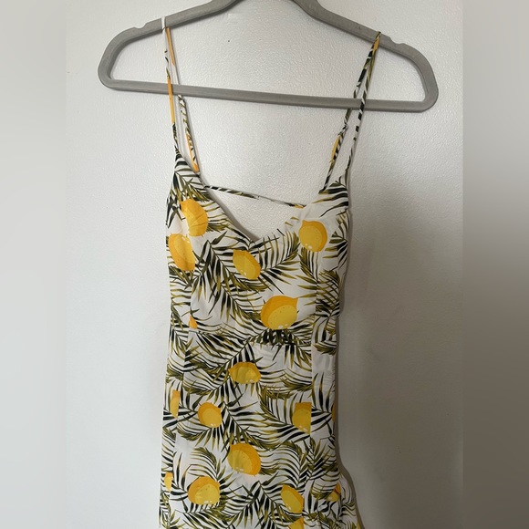 Lush white dress with lemon print, small - Picture 14 of 14